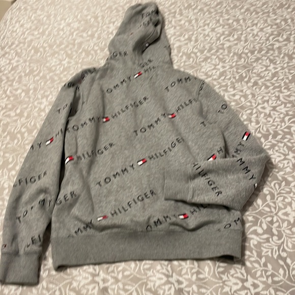 Tommy Hilfiger Grey Hoodie Size Small - Picture 4 of 5